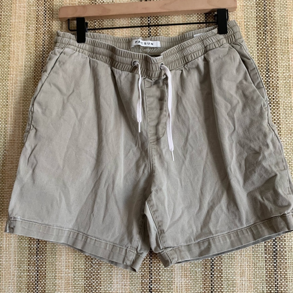 Pacsun Cargo Shorts Pull On Bottoms Brown Khaki Men’s Size M